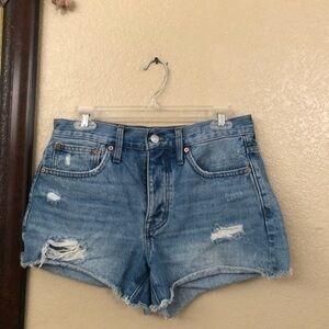 Madewell Relaxed Denim Shorts Size 25